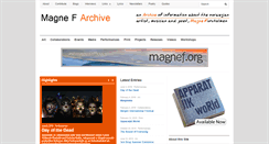 Desktop Screenshot of magnefarchive.com
